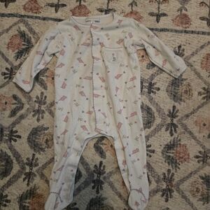 Magnolia Baby Elephant Print Footie – 6M